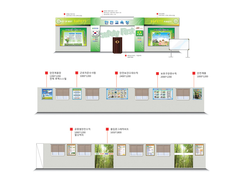 안전교육장 판넬